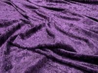 Crushed Velvet Velour Fabric Material - DAMSON
